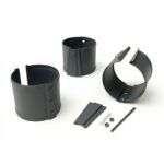 Крепление трубы в стену (матовое)