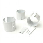 Крепление трубы в стену (глянец)