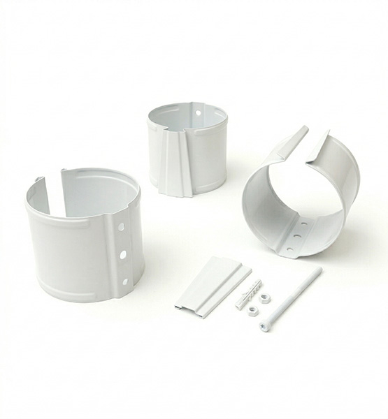 Крепление трубы в стену (глянец)