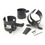 Крепление трубы в дерево (глянец)