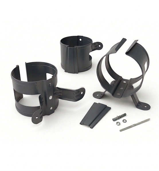 Крепление трубы в дерево (глянец)