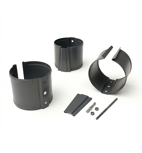 Крепление трубы в стену (глянец)