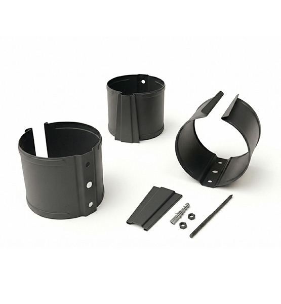 Крепление трубы в стену (матовое)