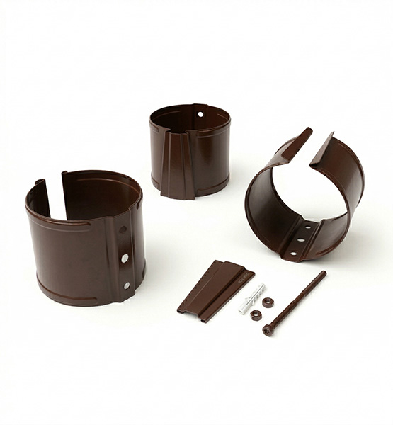 Крепление трубы в стену (глянец)